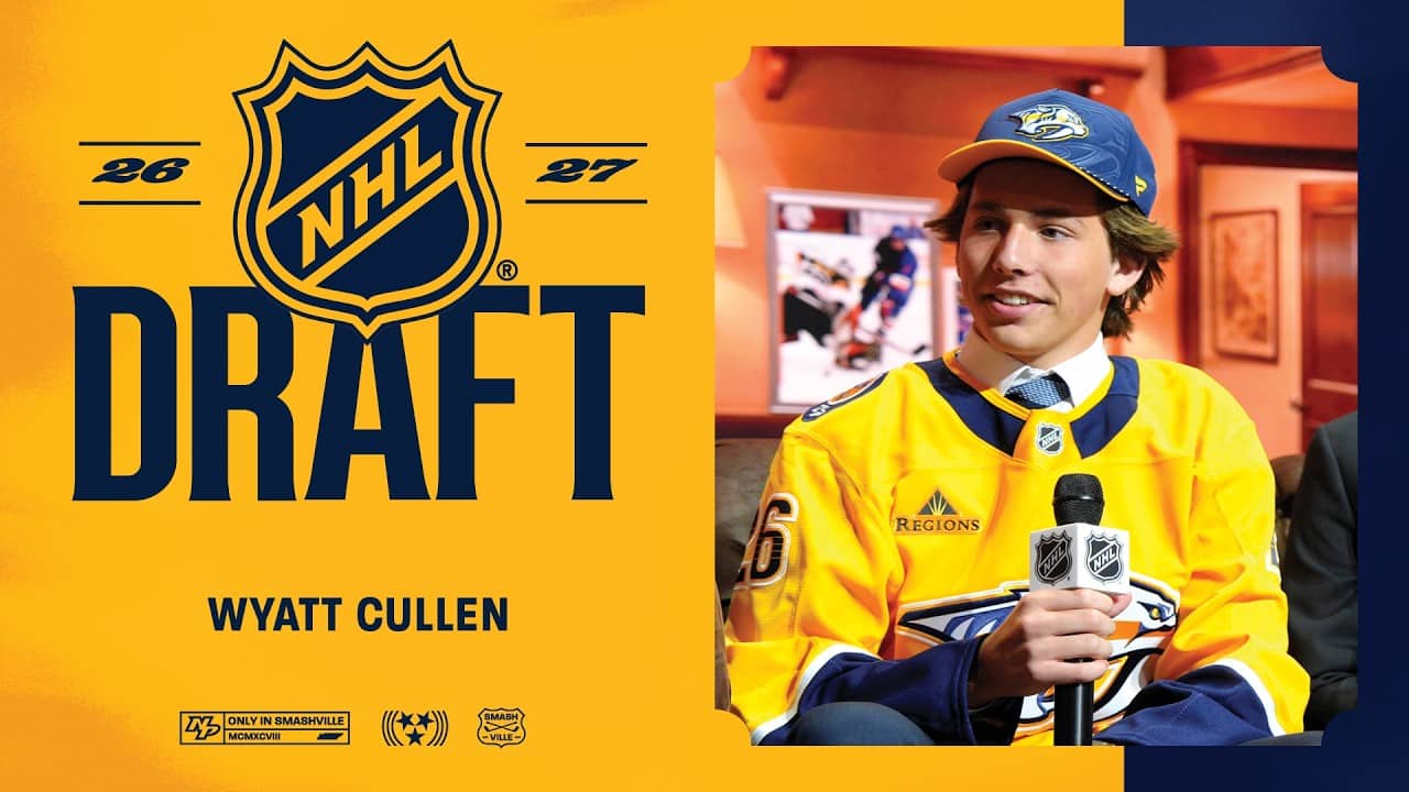 Nashville Predators Select Wyatt Cullen in 2026 NHL Draft