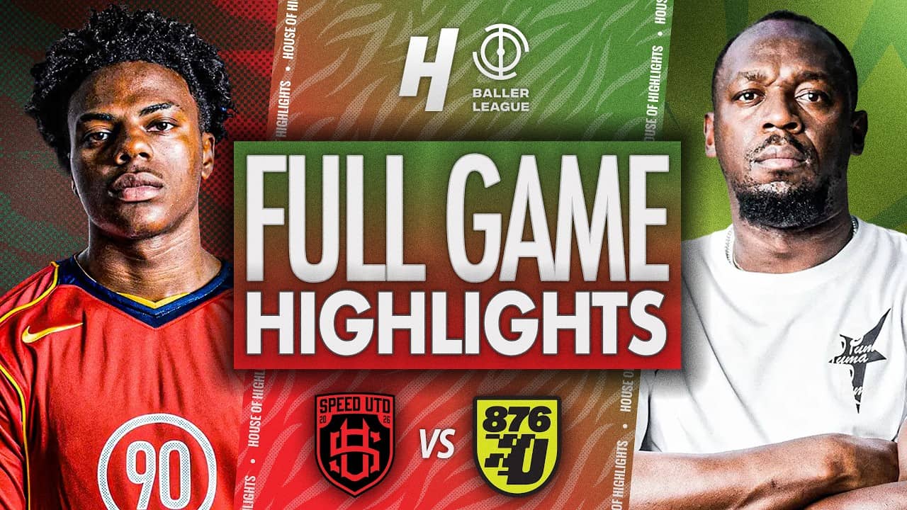 Team IShowSpeed vs Team Usain Bolt - ALL GOALS & HIGHLIGHTS @BallerLeagueUSA