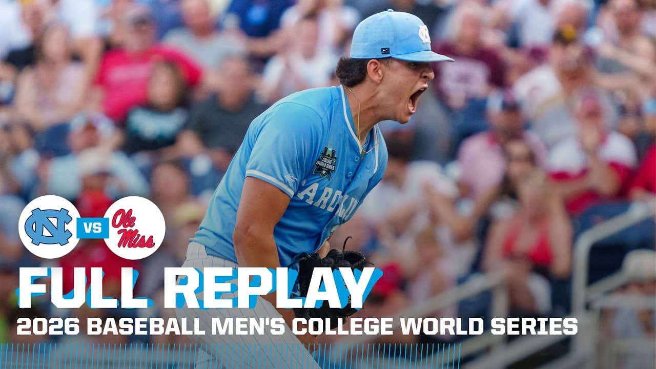 UNC vs. Ole Miss: 2026 Men's College World Series | FULL REPLAY