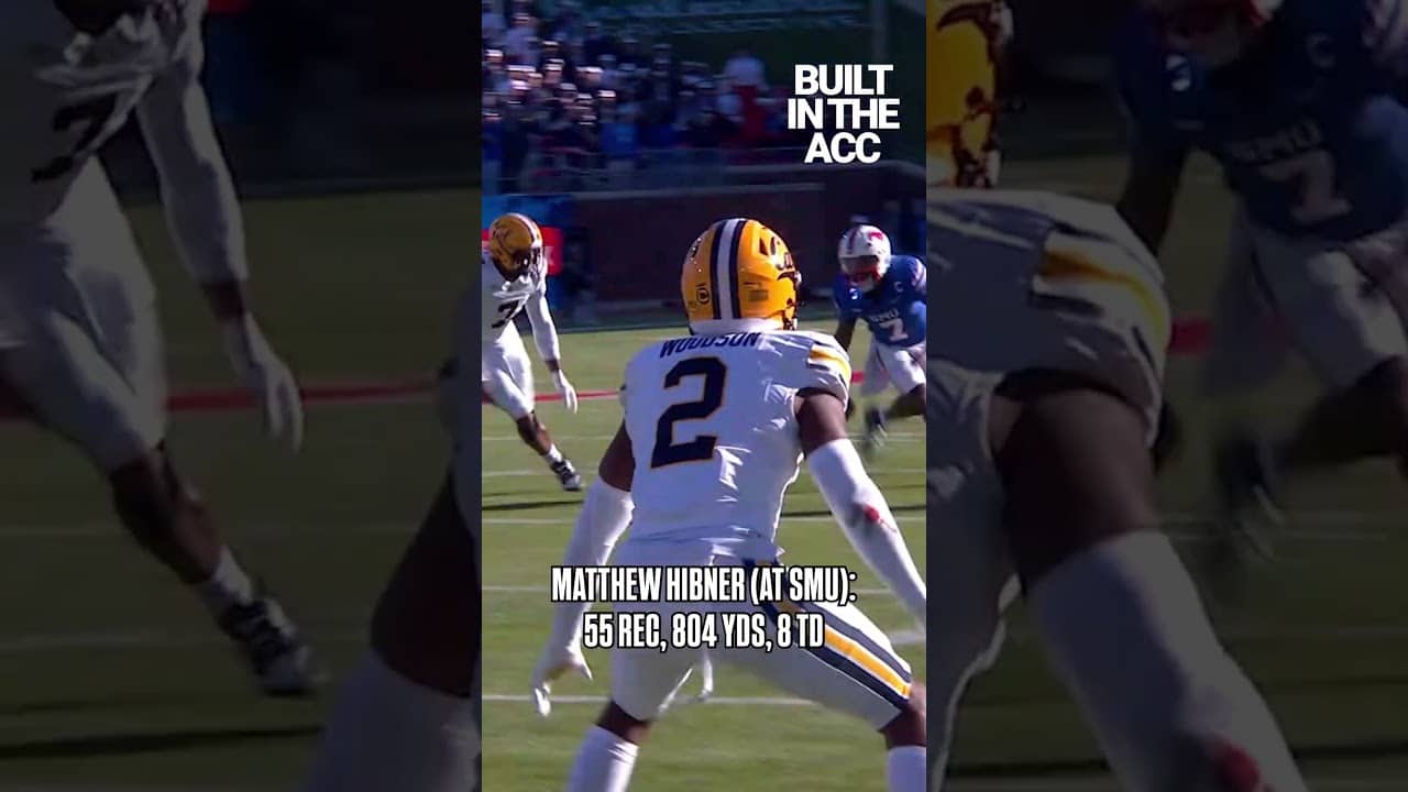 🏃‍♂️ A vertical threat. Matthew Hibner is #BuiltInTheACC    #nfldraft #smumustangs #collegefootball