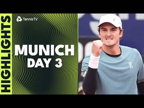Shelton Vs Blockx, Fonseca Takes On Rinderknech & Many More | Munich 2026 Day 3 Highlights