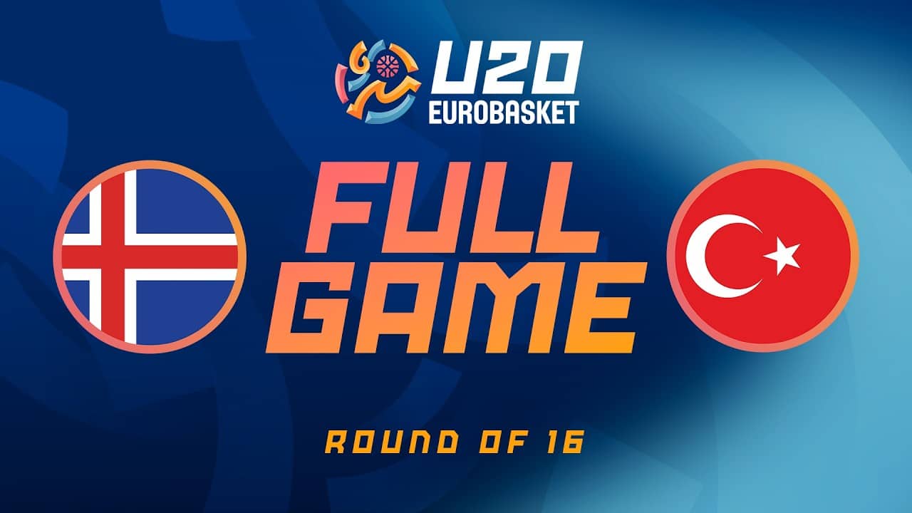 Round of 16 | Iceland v Türkiye | Full Basketball Game | FIBA U20 Women's EuroBasket 2026