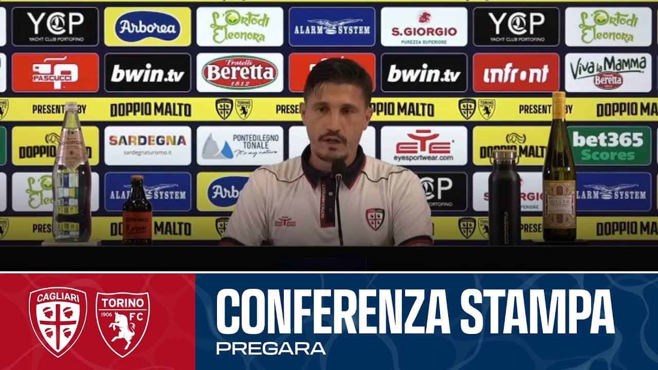 SERIE A ENILIVE |  MISTER PISACANE IN CONFERENZA STAMPA | CAGLIARI - TORINO