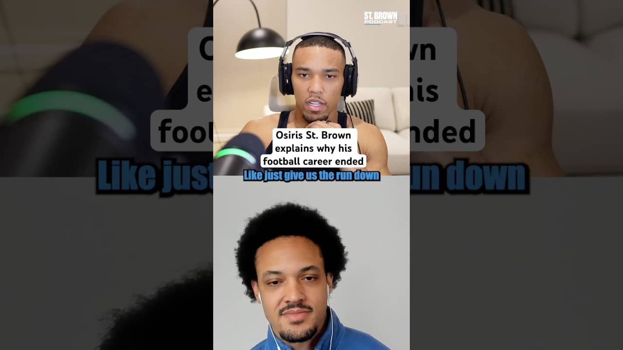 The reason why Osiris St. Browns football career ended ✍️