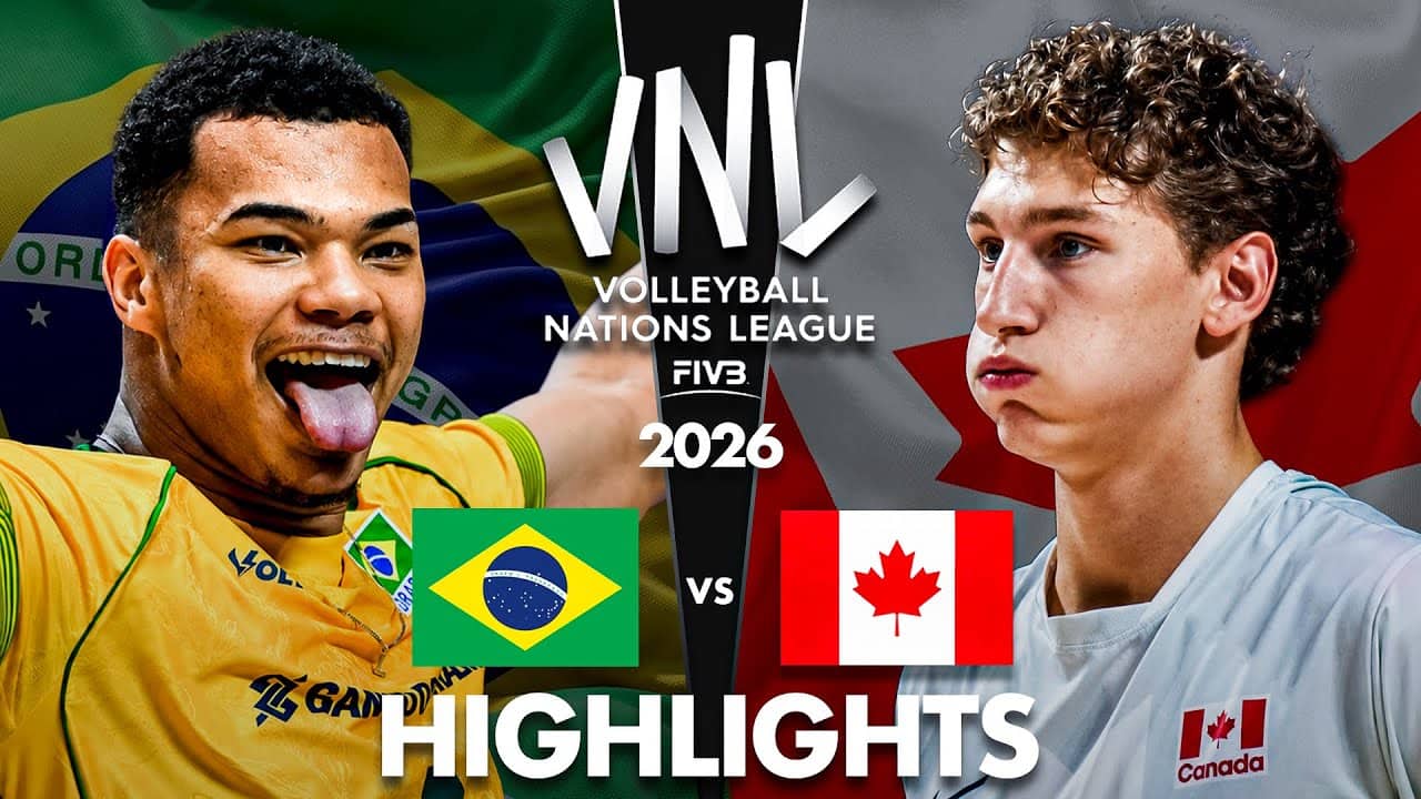 Brazil 🇧🇷 vs Canada 🇨🇦 | Highlights | Men's VNL 2026