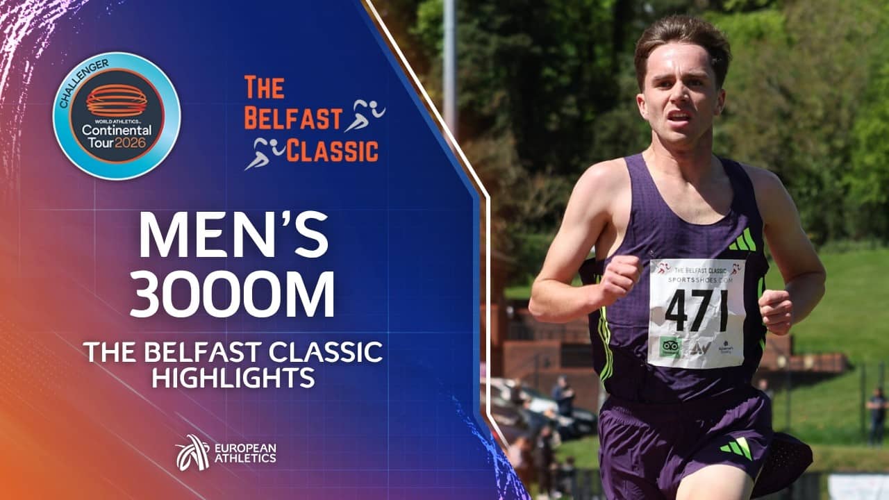 McLuckie Breaks Ovett’s 39-Year-Old Stadium Record 😱 Men's 3000m | Belfast Classic