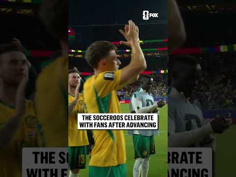 The Socceroos are HYPED and headed to the knockout rounds 🇦🇺