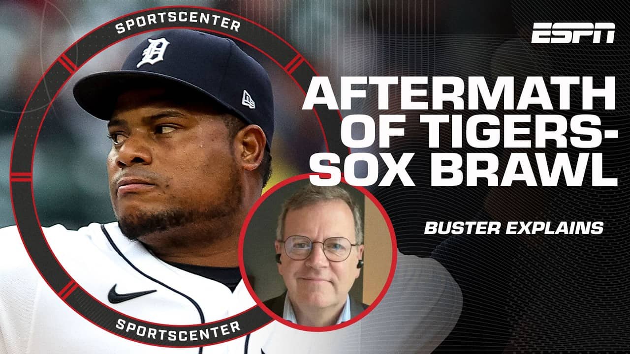 PENALTIES INCOMING for Tigers' Valdez after hitting Red Sox's Trevor Story 👀 | SportsCenter