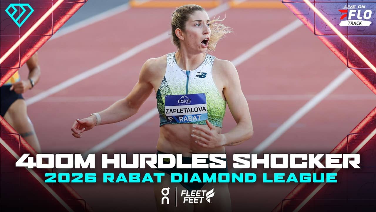 New 400m Hurdles World Lead For Slovakia's Zapletalova | Rabat Diamond League 2026