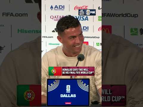 Cristiano Ronaldo spoke today about his future with Portugal