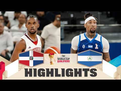 Dominican Republic 🇩🇴 v Nicaragua 🇳🇮 | Highlights | FIBA Basketball World Cup 2027 Americas Qualif.