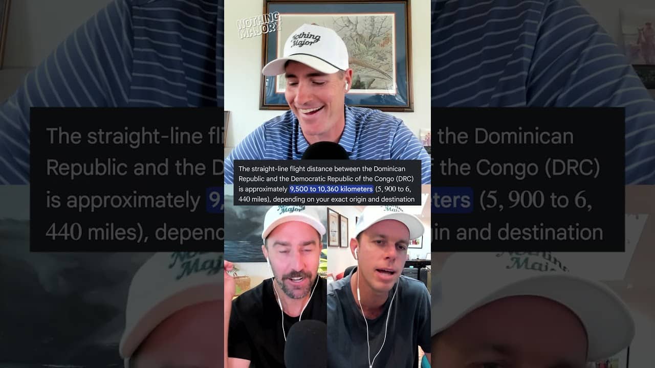 "Dominican Republic of Congo" We just create brand new countries on the Nothing Major podcast 😂