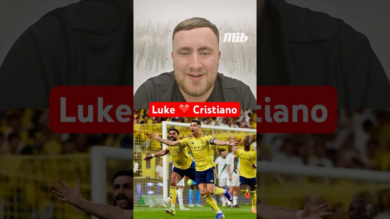 Luke Littler on His Hero Cristiano Ronaldo