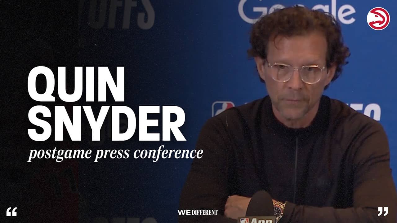 Hawks vs. Knicks Game 4 Postgame Press Conference: Quin Snyder