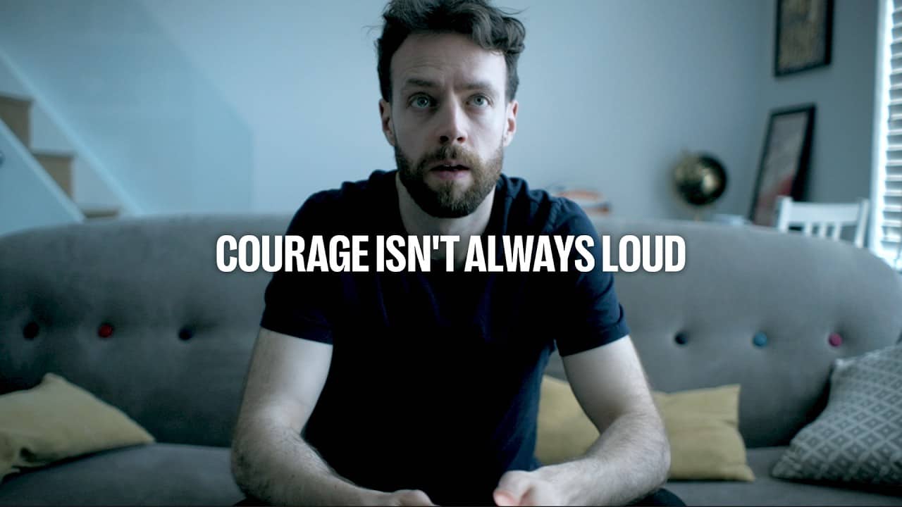 Courage isn't always loud, sometimes it's quiet | #MentalHealthAwarenessWeek