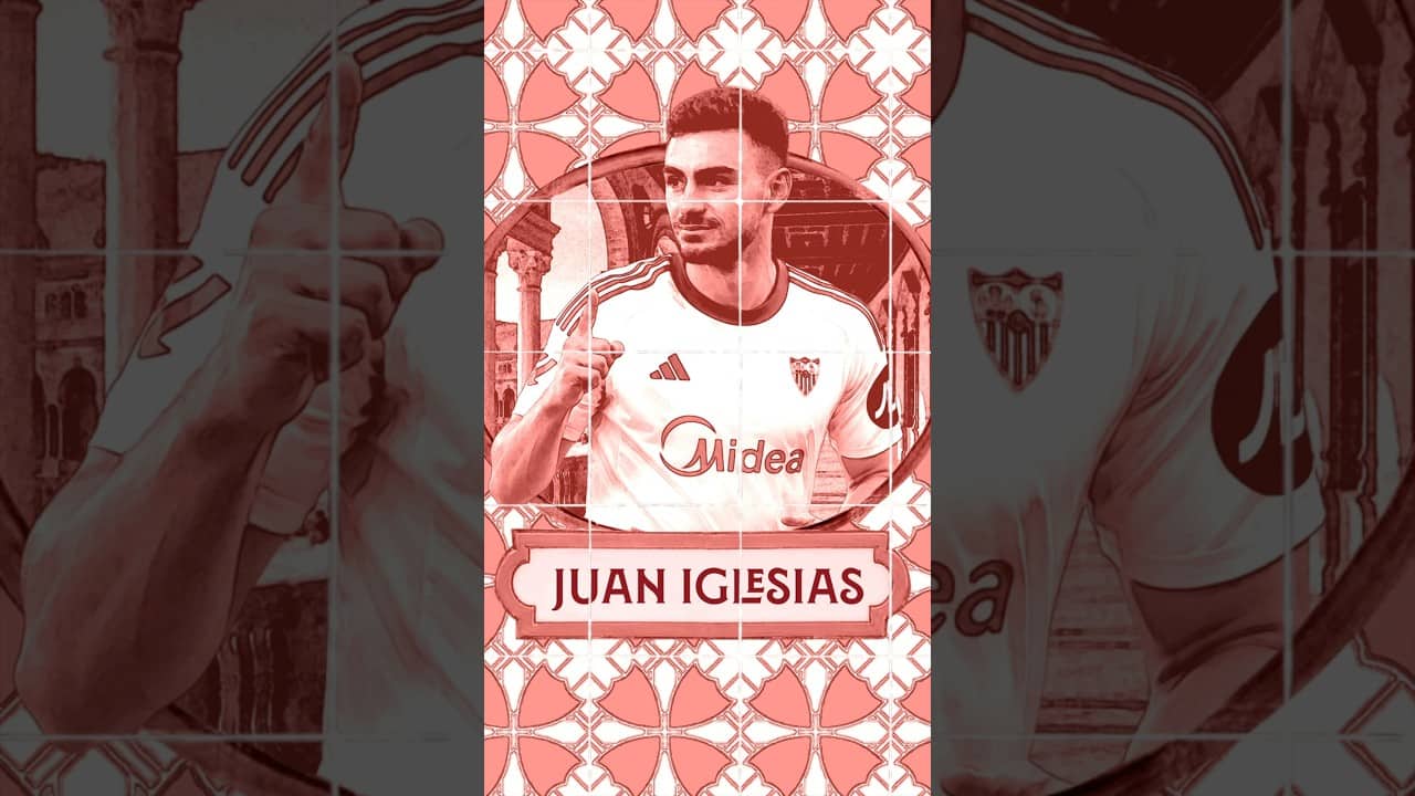 Juan Iglesias, nuevo jugador sevillista hasta 2030 🫵🏽❤️  #sevillafc #futbol #laliga #shorts