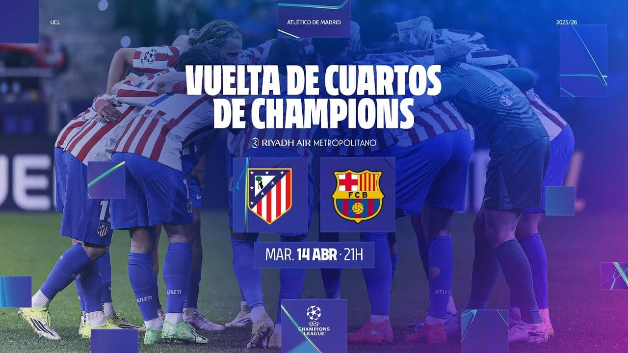🔴⚪️ DIRECTO | Atlético de Madrid vs FC Barcelona | UEFA Champions League - Cuartos de final 2025/26