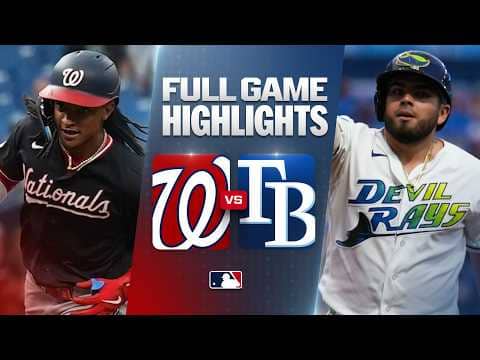 NATIONALS vs. RAYS Full Game Highlights (6/19/26) | MLB Highlights