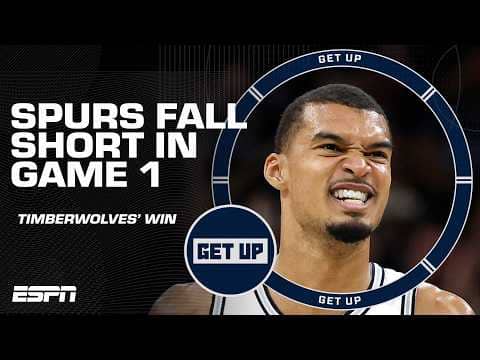 Brian Windhorst calls Wemby's Game 1 vs. Spurs a 'DEFENSIVE MASTERPIECE!' 😱 | Get Up