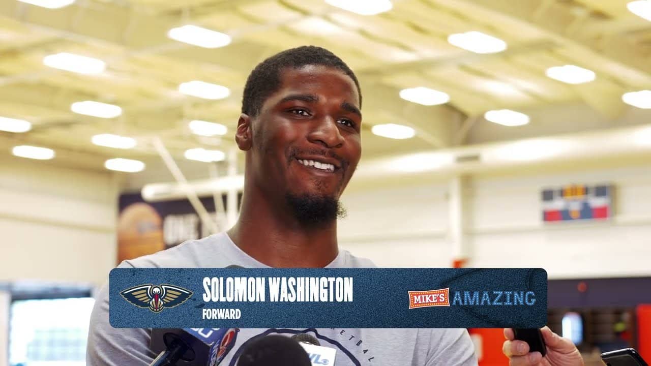 Solomon Washington on playing for hometown team | 2026 NBA Summer League