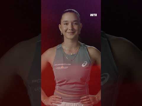 Eva Lys is loving her tennis journey 🤩 #ThisIsOurStage