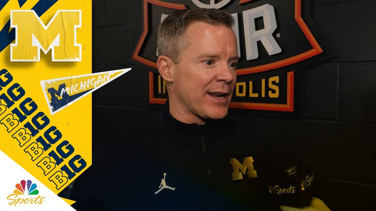 Dusty May on Michigan's toughness in Final Four win vs Arizona | Big Ten Basketball on NBC Sports