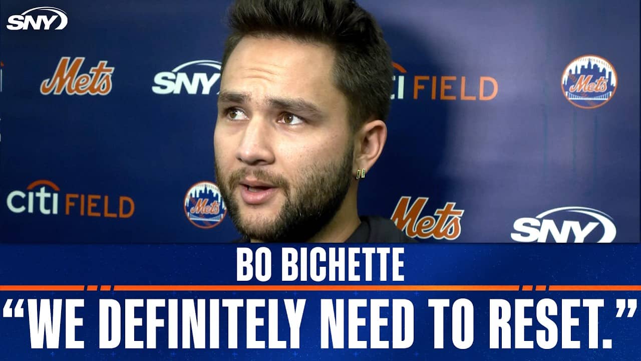 Bo Bichette on Mets' struggles: 'We definitely need to reset.'