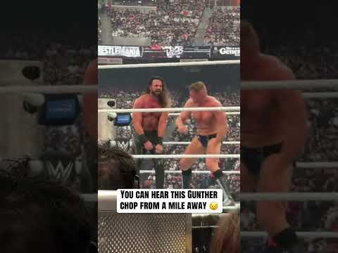 Ouch 🔊 #WrestleMania