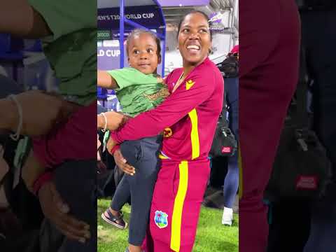 It's cuteness overload at the #t20worldcup with Afy Fletcher in the West Indies camp 🥹