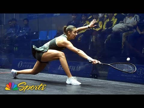 Hania El Hammamy wins her first U.S. Open title, beats Amina Orfi in straight games | NBC Sports