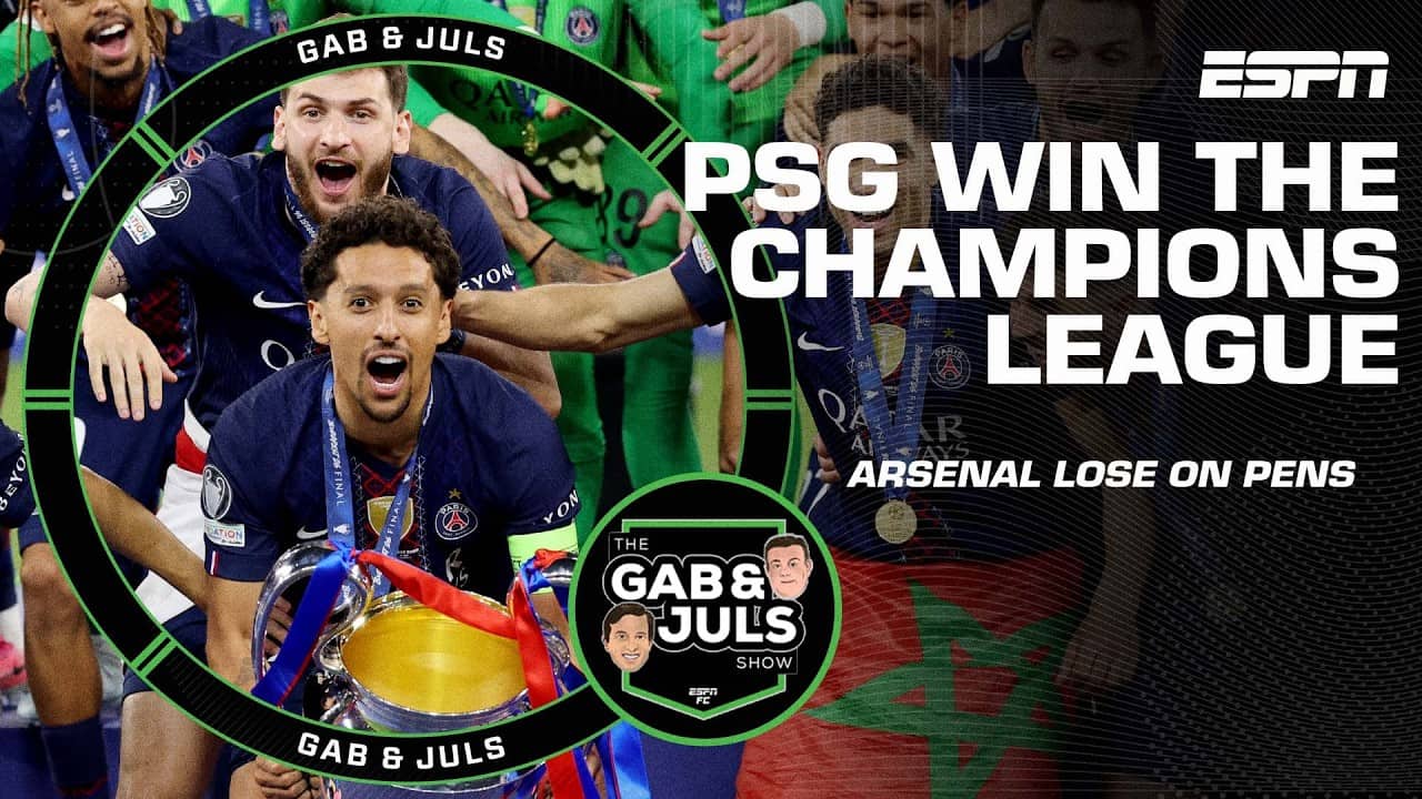 ‘BEST TEAM IN THE WORLD!’ PSG beat Arsenal in the Champions League final | ESPN FC