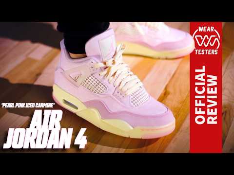 Air Jordan 4 Pearl Pink Iced Carmine