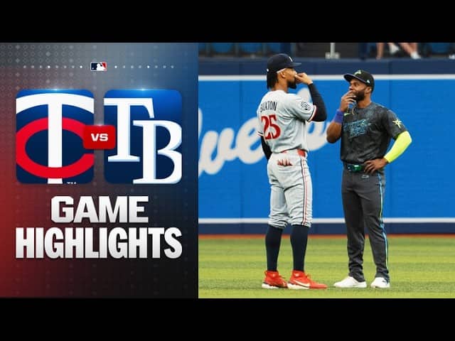 Twins vs. Rays Game Highlights (4/25/26) | MLB Highlights