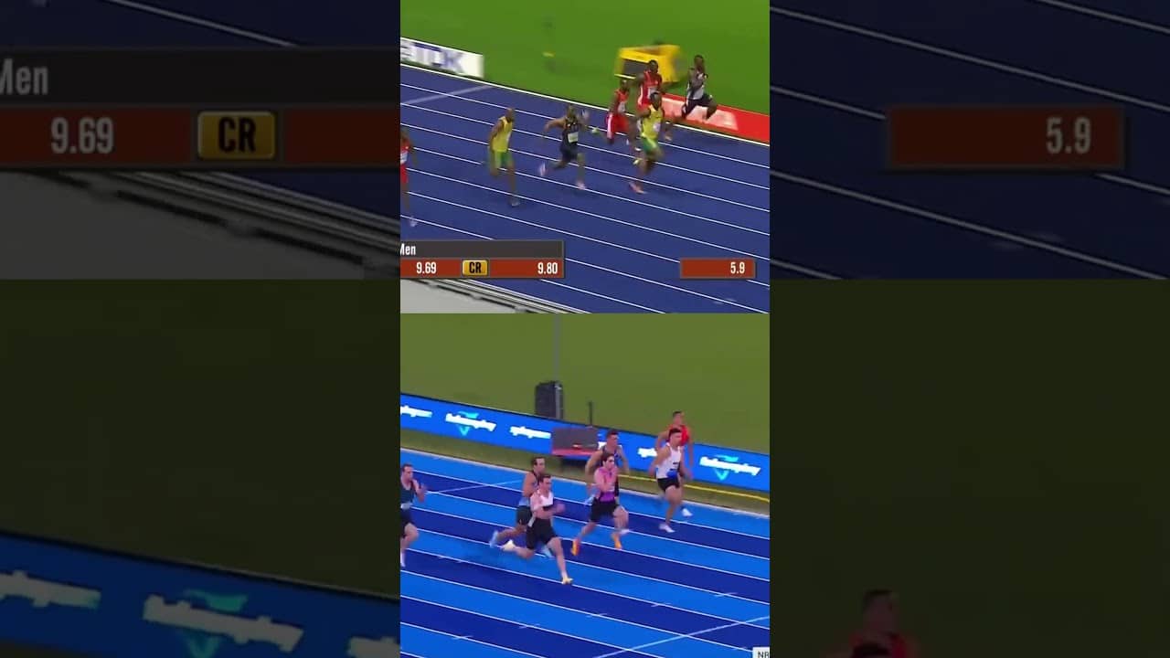 Lachlan Kennedy vs Usain Bolt | Finishing Speed Comparison