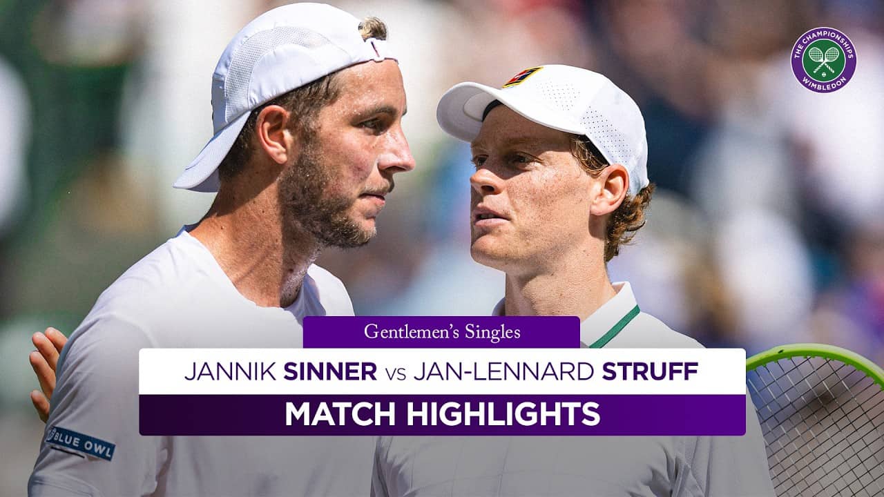 A sublime effort 🤝 | Jannik Sinner vs Jan-Lennard Struff | Highlights | Wimbledon 2026