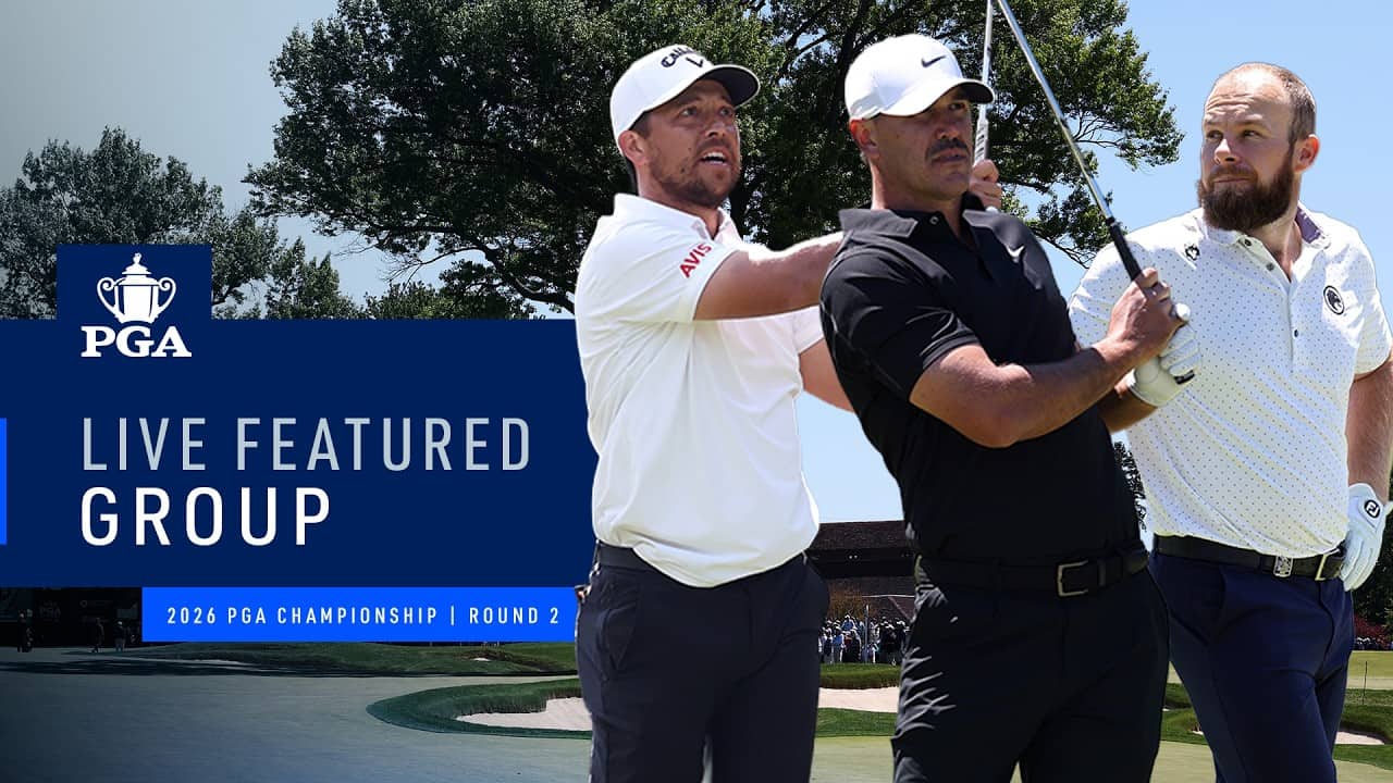 Schauffele, Koepka, Hatton | Featured Group 3 PM | Round 2 | 2026 PGA Championship