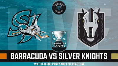 CALDER CUP PLAYOFFS ROUND 1, GAME 2: HENDERSON SILVER KNIGHTS VS SAN JOSE BARRACUDA LIVE WATCH PARTY
