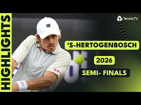 Medvedev Battles Majchrzak, De Minaur vs Mannarino | ’S-Hertogenbosch 2026 Semi-Final Highlights