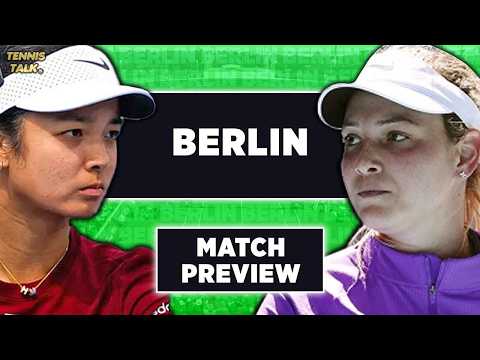 Eala vs Vekic | WTA Berlin 2026 | Tennis Talk Preview