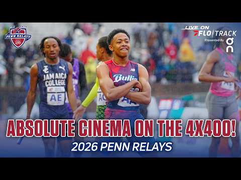 WHAT AN ENDING!!! HS Boy's 4x400m Championship of America at Penn Relays!