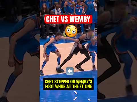 Chet step on purpose or nah? 😳