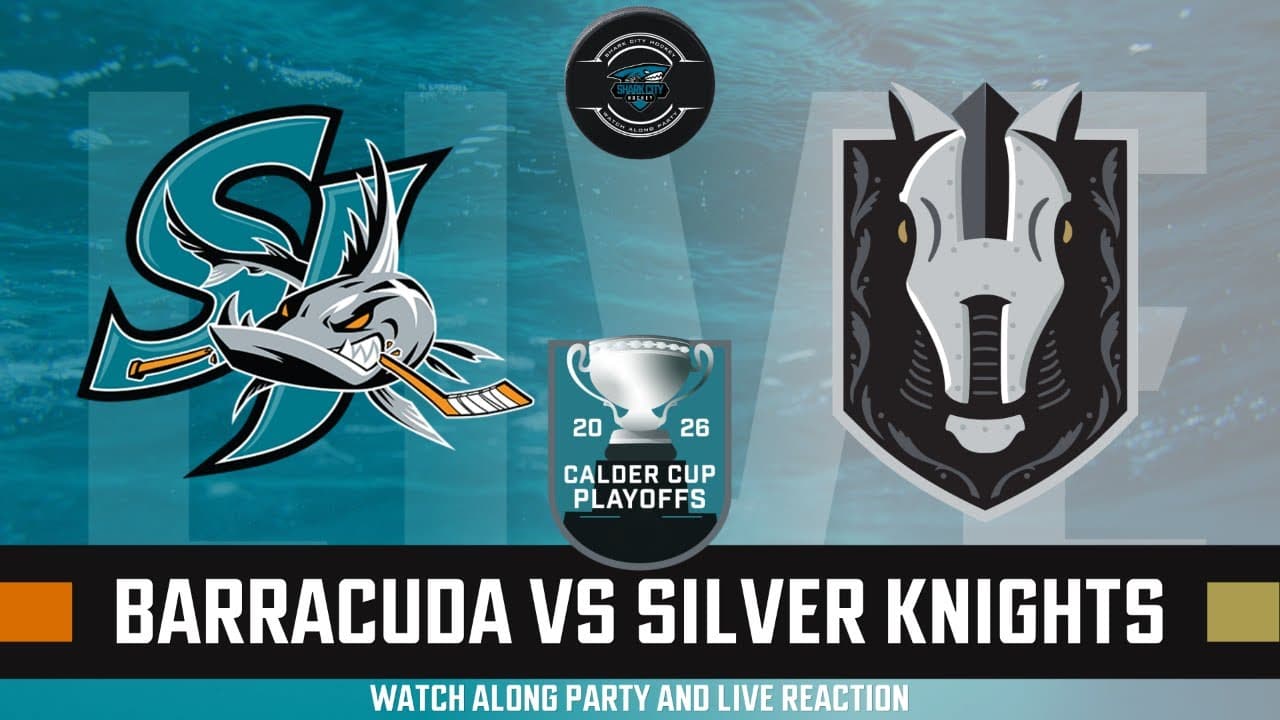 SAN JOSE BARRACUDA VS HENDERSON SILVER KNIGHTS LIVE WATCH PARTY