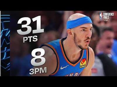 Alex Caruso Joins History With 30+ PTS and 8+ 3PM while coming off the bench | May 18, 2026