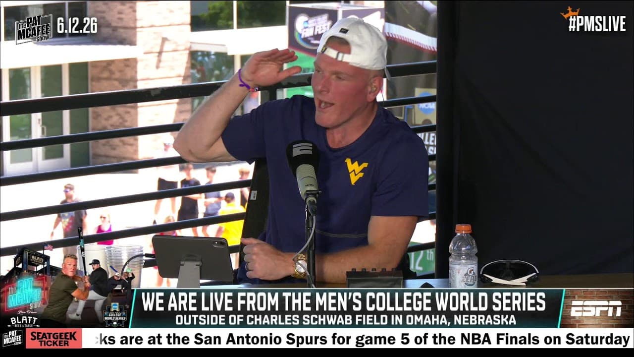 The Pat McAfee Show Live From The College World Series | Friday, June 12th 2026