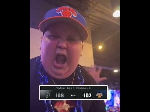 THE RIZZLER WAS HYPED AFTER THE KNICKS’ HISTORIC COMEBACK WIN 🔥