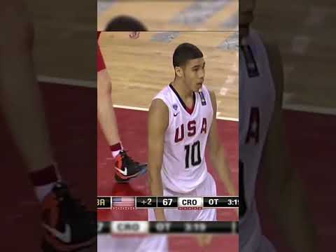 Jayson Tatum was built different from day one 🇺🇸#FIBAU19