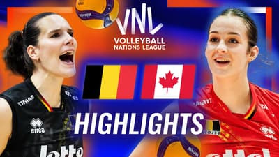 Belgium 🇧🇪 vs. Canada 🇨🇦 - Highlights | Week 3 | Women's VNL 2026