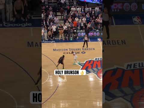 BRUNSON IS COOKIN #nba #nyknicks #nbaplayoffs