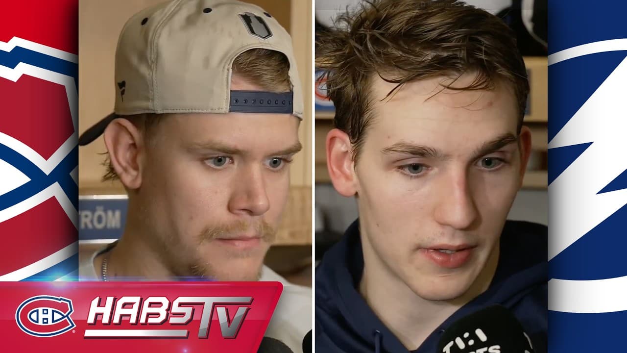 MTL@TBL R1G2: Postgame media ops | FULL PRESS CONFERENCES