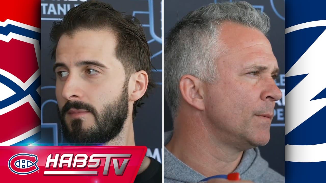 MTL@TBL R1G2: Pregame media ops | FULL PRESS CONFERENCES